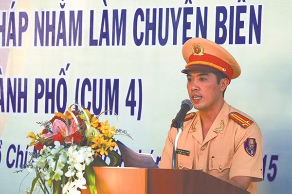 Trung tá Huỳnh Trung Phong.