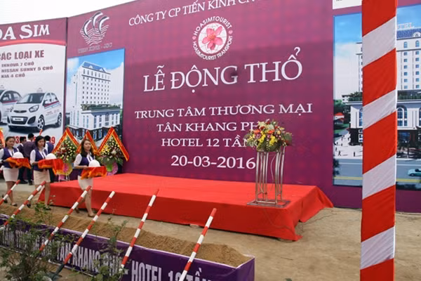 Hình ảnh tại lễ khởi công.