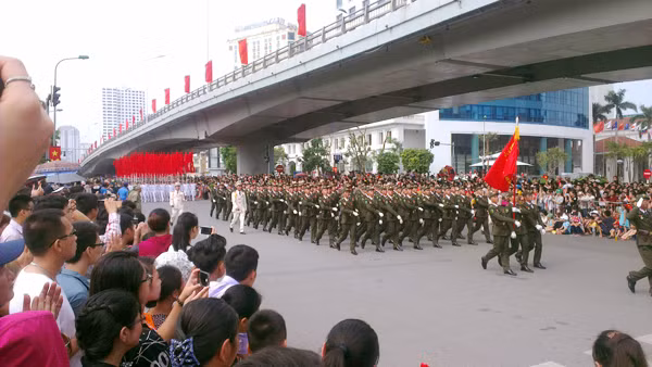 Khối Công an xã. Ảnh: Thanh Xuân.