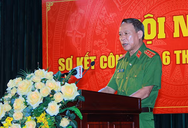 Thứ trưởng Lê Quý Vương phát biểu tại hội nghị.