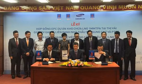 Lễ ký hợp đồng EPC Dự án kho chứa LNG tại Thị Vải.