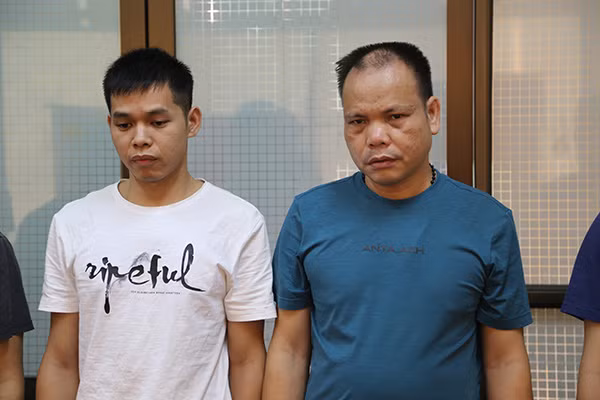 Lương Phúc Tam và Lý Phú Trường.