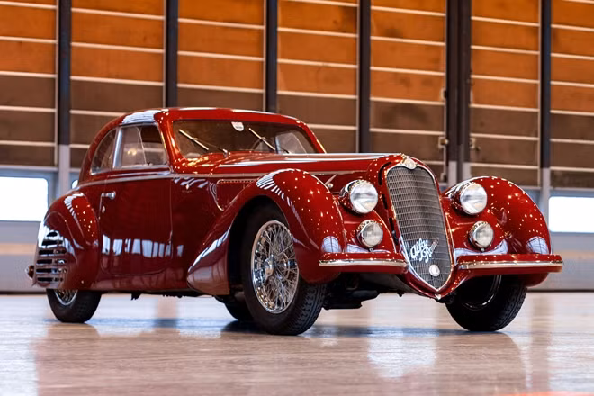 Alfa Romeo 8C 2900 B là vua của ngành công nghiệp xe hơi từ trước Chiến tranh thế giới thứ 2.