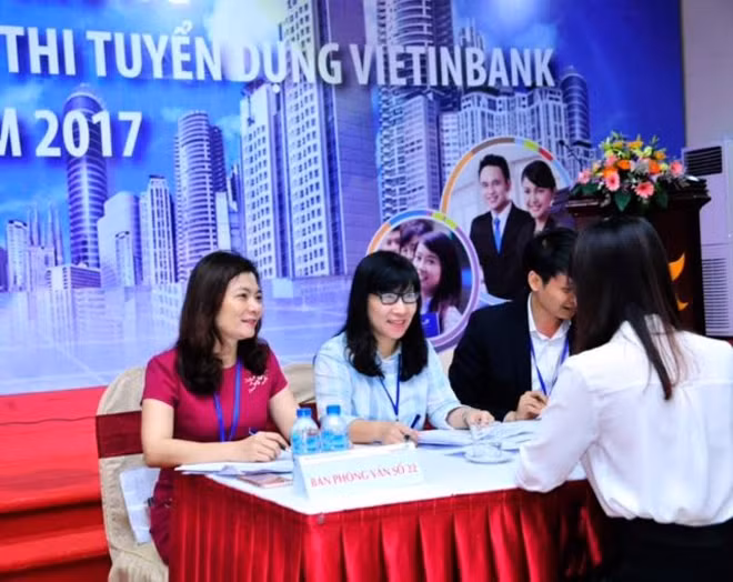 VietinBank là nhà tuyển dụng chuyên nghiệp. Ảnh: Tiến Lâm.