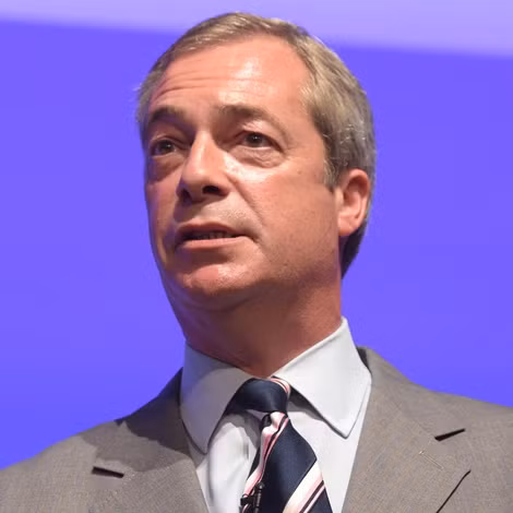 Cựu Chủ tịch UKIP Nigel Farage.