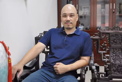Đạo diễn, nghệ sĩ ưu tú Triệu Trung Kiên, Phó Giám đốc nhà hát Cải lương Việt Nam.