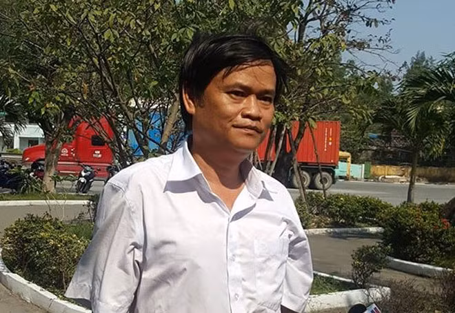 Ông Nguyễn Hữu Dũng, Giám đốc Cảng Tiên Sa - Đà Nẵng trả lời PV.