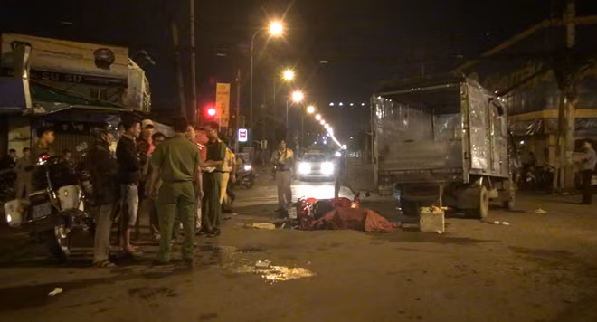 Hiện trường vụ việc.