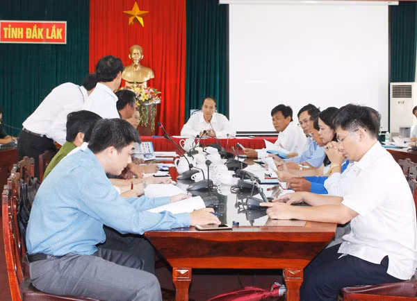 Quang cảnh buổi họp triển khai công tác cho Ngày hội.