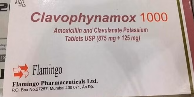 Thuốc Clavophynamox 1000 không đạt chất lượng bị thu hồi