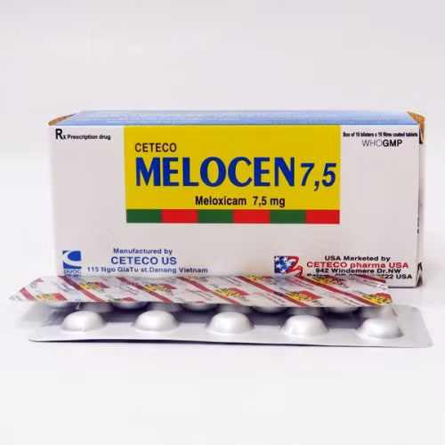 Thuốc trị khớp Ceteco Melocen 7,5 bị thu hồi trên toàn quốc