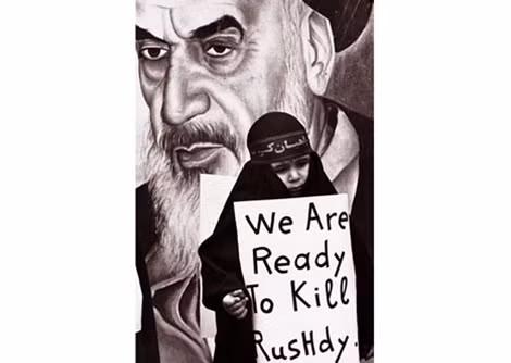 Giáo chủ Iran Ayatollah Ruhollah Khomeini quyết hạ sát nhà văn Salman Rushdie.