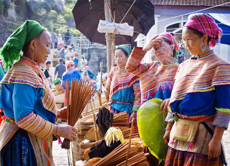 Hàng hương Thải Giàng Phố, Bắc Hà.