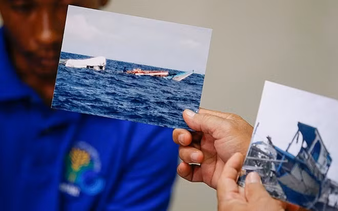 Philippines nêu rõ việc tàu cá nước này bị đâm chìm là một sự cố hàng hải nghiêm trọng. Ảnh: ABS-CBN.