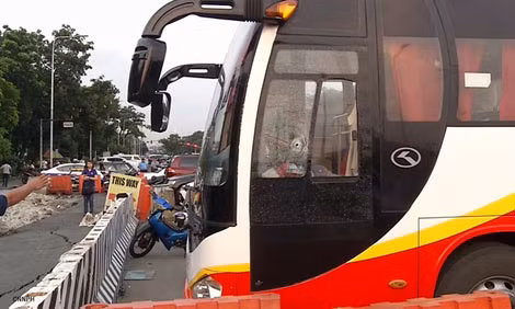 Vụ bắt cóc xảy ra lúc 15h ngày 8/10 tại thủ đô Manila. (ảnh: CNN)