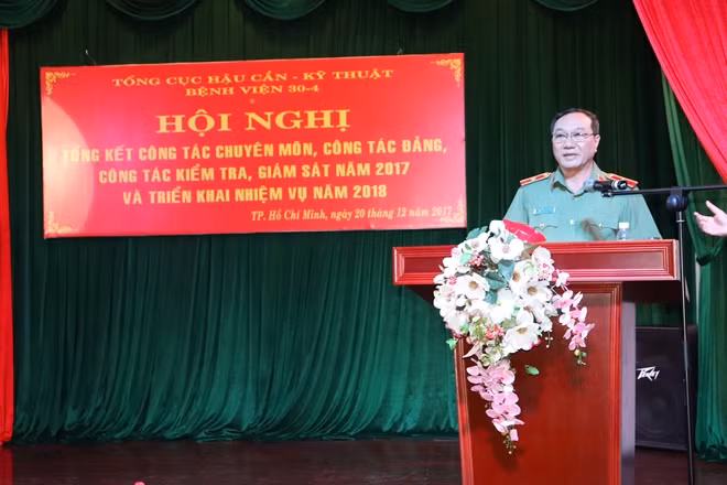 Thiếu tướng Tống Mạnh Chinh phát biểu.