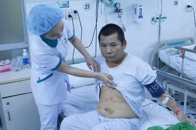 Bệnh nhân Nguyễn Mạnh Hùng hồi phục