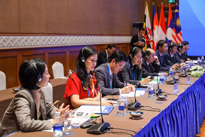 Đại biểu các nước ASEAN khẳng định cam kết và quyết tâm mạnh mẽ trong công tác phòng, chống tội phạm xuyên quốc gia.