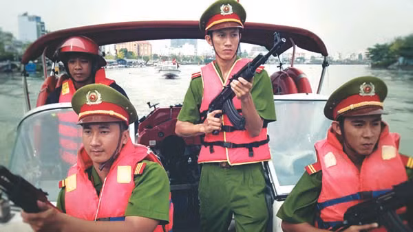 Một cảnh trong phim “Những đứa con biệt động Sài Gòn” phần 2.