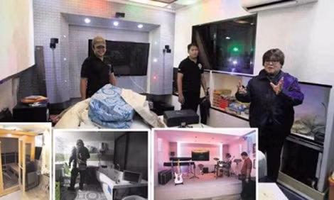 Các thiết bị xa hoa trong nhà tù.