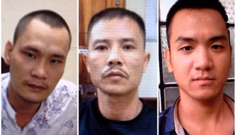 Các đối tượng liên quan trực tiếp tới cái chết của nạn nhân Kiều Hồng Thanh.