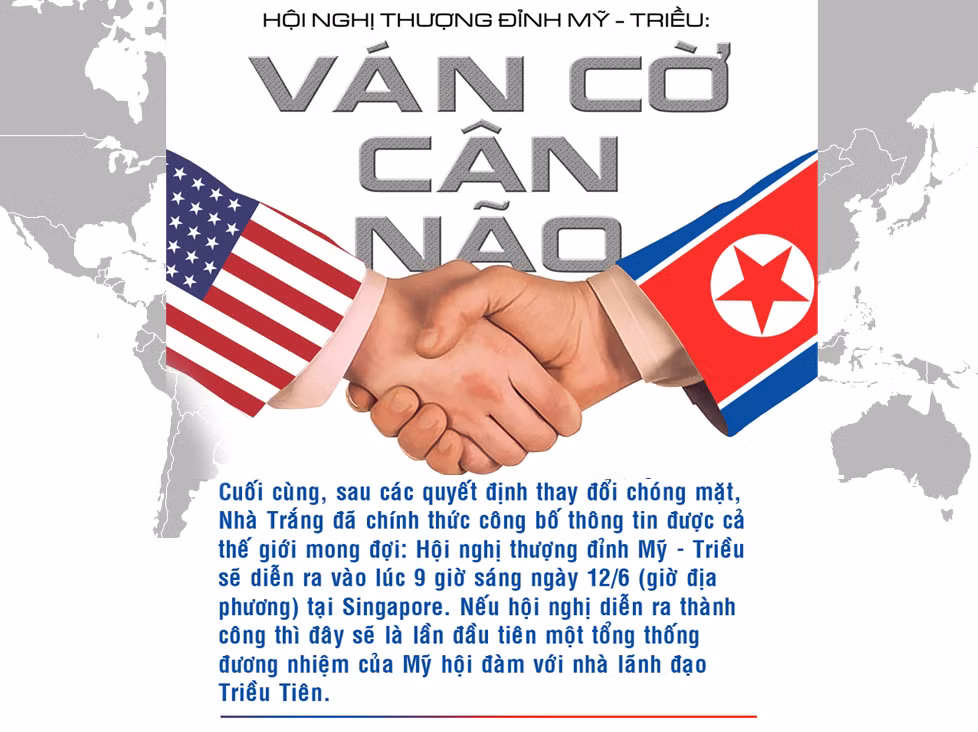 Hội nghị thượng đỉnh Mỹ - Triều: Ván cờ cân não ảnh 1