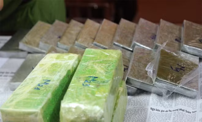 Số lượng heroin và ma túy đá trong 2 chuyên án mà lực lượng CANA thu giữ được trong tháng cao điểm phòng, chống ma túy.