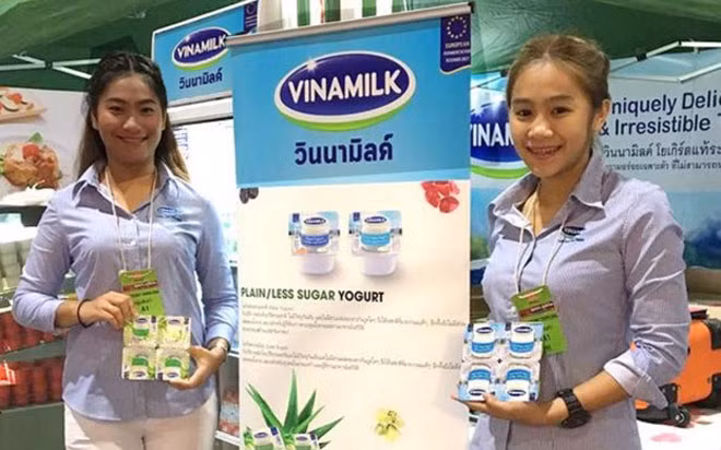 Sản phẩm của Vinamilk được khách hàng Trung Quốc ưa chuộng.
