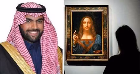 Hoàng thân Ảrập Xêút Bader bin Abdullah bin Farhan al-Saud là người mua bức "Salvator Mundi" với giá 450,3 triệu USD. Hoàng thân Ảrập Xêút Bader bin Abdullah bin Farhan al-Saud là người mua bức "Salvator Mundi" với giá 450,3 triệu USD.