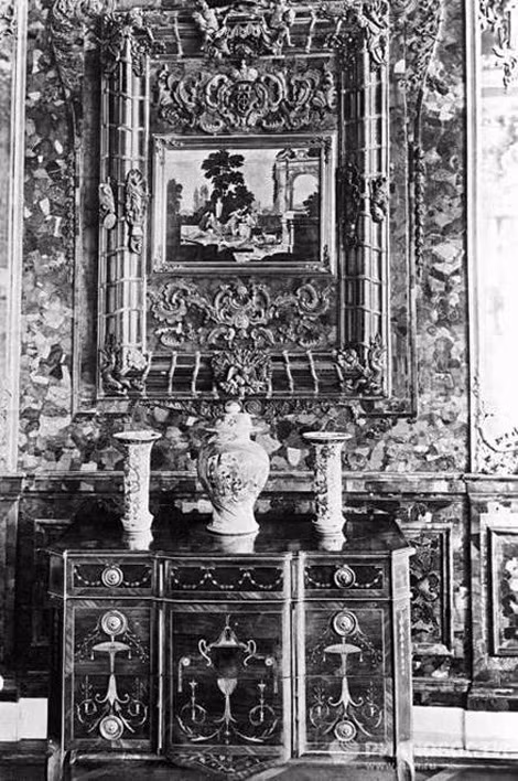 Bức ảnh chụp Căn phòng Hổ phách năm 1932.