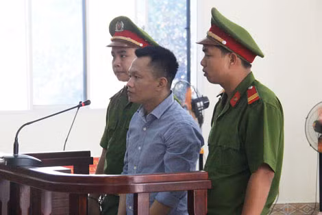 Các bị cáo tại phiên tòa. Các bị cáo tại phiên tòa.