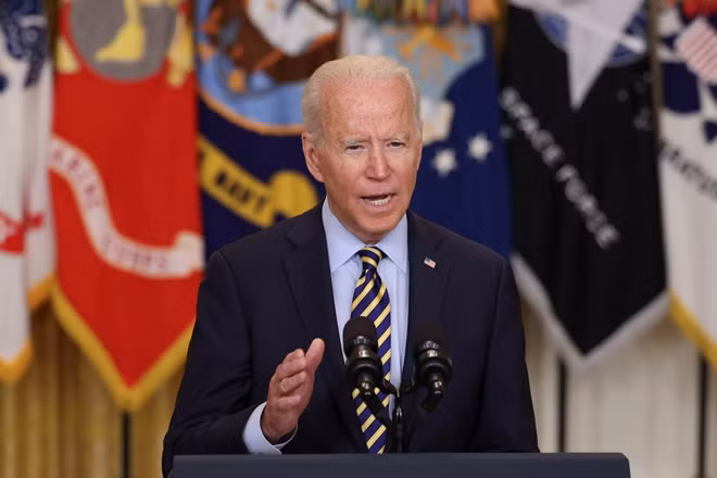 Tổng thống Mỹ Joe Biden cho biết sẽ rút quân khỏi Afghanistan vào ngày 31/8. Ảnh Reuters.
