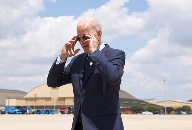 Tổng thống Mỹ Joe Biden đưa ra đề xuất ngân sách khủng nhằm hiện đại hóa nhiều khí tài. Ảnh Reuters.