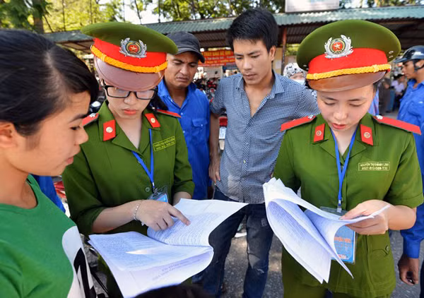 Có khoảng 26.000 hồ sơ xét tuyển vào Học viện Cảnh sát nhân dân. Ảnh minh họa.