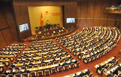 Quang cảnh phiên họp.