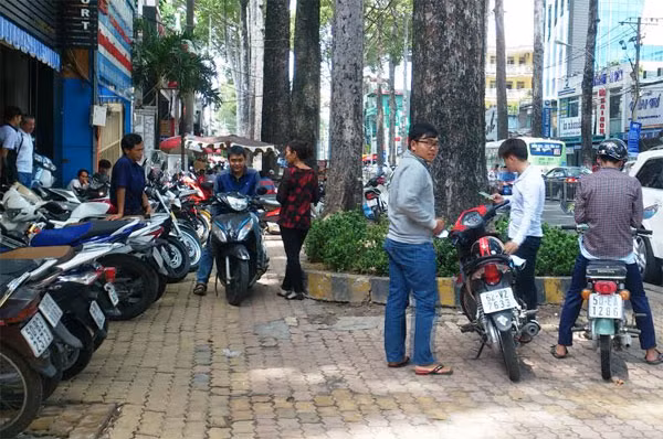 Đoạn đường Nguyễn Thị Minh Khai nơi xảy ra vụ việc.
