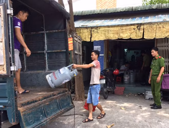 Hiện trường vụ việc (ảnh Q.T)