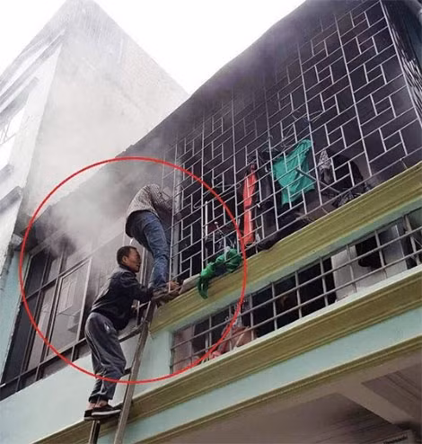 Khu vực nơi xảy ra sự việc.