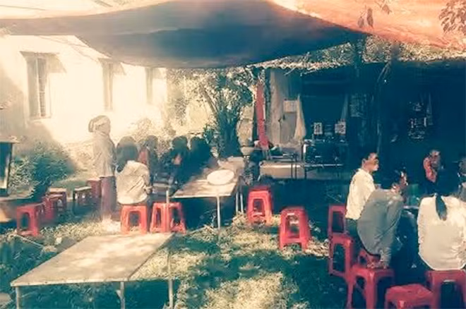 Người thân tiến hành tổ chức tang lễ cho anh N.