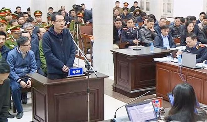 Bị cáo Lương Văn Hoà.