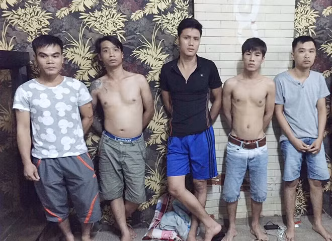 Băng nhóm côn đồ ở TP Hồ Chí Minh bị bắt.