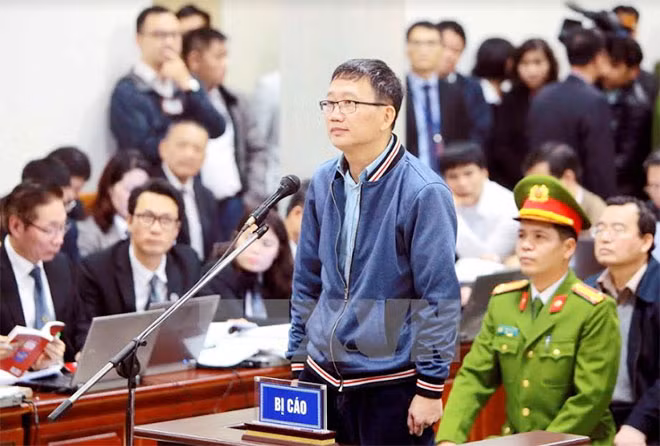 Các bị cáo Trịnh Xuân Thanh,...