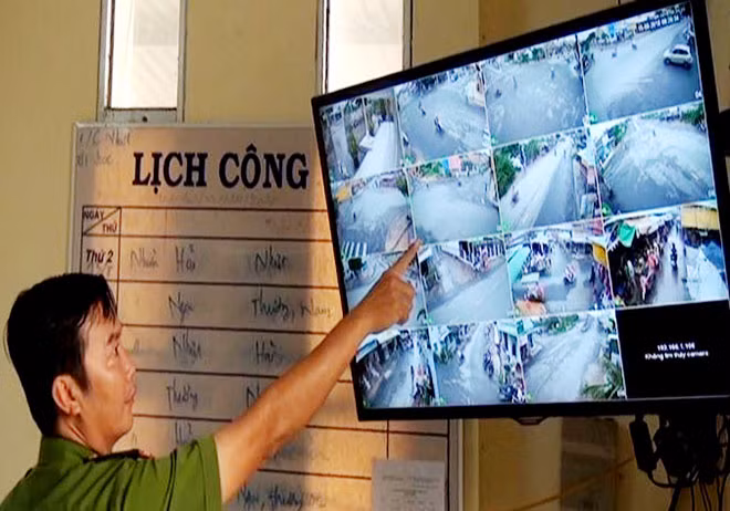 Mô hình “Camera an ninh” trên địa bàn huyện Chợ Mới, tỉnh An Giang.