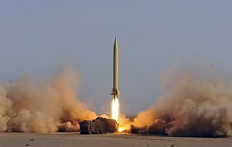 Tên lửa đạn đạo của Iran.