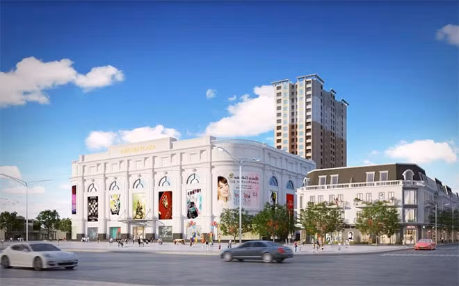 Các dãy Shophouse hiện đại sẽ được quy hoạch đồng bộ cùng Trung tâm thương mại Vincom Plaza, mô hình “Một điểm đến – Mọi nhu cầu”.