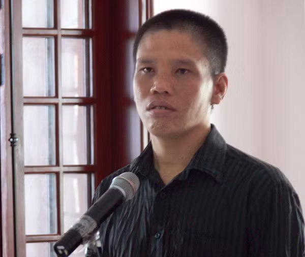 Gã cha dượng đồi bại Võ Văn Hiếu.