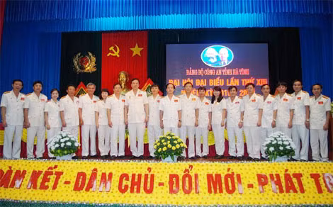 BCH Đảng bộ Công an tỉnh Hà Tĩnh khóa XIII.