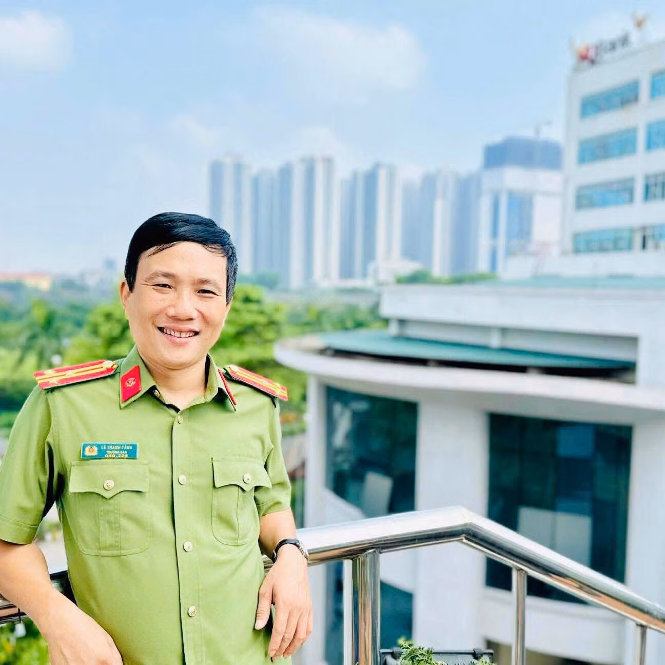 Thượng tá, nhà báo Lê Thanh Tăng.
