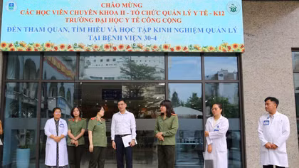 Cục Khám, chữa bệnh - Bộ Y tế thăm, làm việc với Bệnh viện 30-4