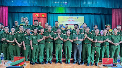 Nhiều ấn tượng tại Hội thi cán bộ huấn luyện và chó nghiệp vụ giỏi
